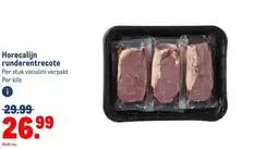 Makro Horecalijn runderentrecote aanbieding