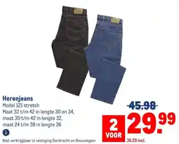 Makro Herenjeans aanbieding