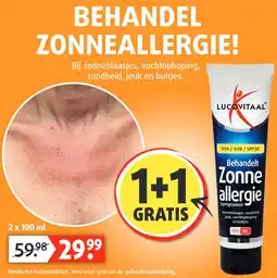 Lucovitaal BEHANDEL ZONNEALLERGIE! LUCOVITAAL aanbieding
