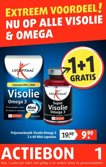 Lucovitaal LUCOVITAAL VISOLIE & OMEGA aanbieding