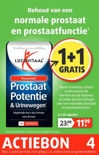 Lucovitaal LUCOVITAAL Prostavital aanbieding