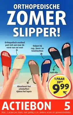 Lucovitaal ORTHOPEDISCHE ZOMER SLIPPER! aanbieding