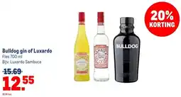 Makro Bulldog gin of Luxardo aanbieding