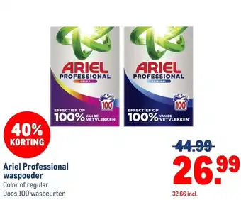 Makro Ariel Professional waspoeder aanbieding