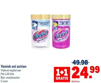 Makro Vanish oxi action aanbieding