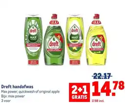 Makro Dreft handafwas aanbieding