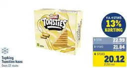 Makro Topking Toasties kaas aanbieding