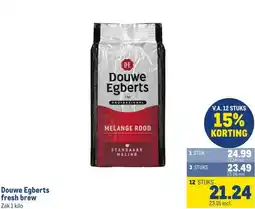 Makro Douwe Egberts fresh brew aanbieding
