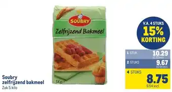 Makro Soubry zelfrijzend bakmeel aanbieding