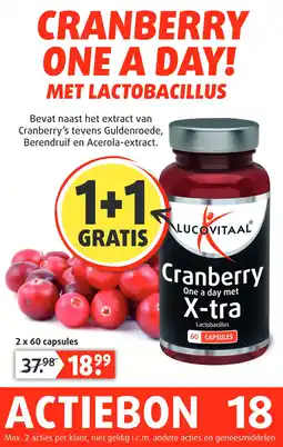 Lucovitaal LUCOVITAAL Cranberry aanbieding