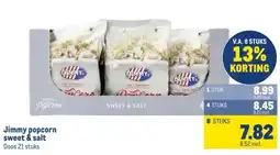 Makro Jimmy popcorn sweet & salt aanbieding