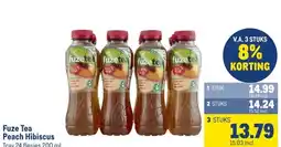 Makro Fuze Tea Peach Hibiscus aanbieding