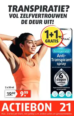 Lucovitaal LUCOVITAAL Anti-Transpirant spray aanbieding