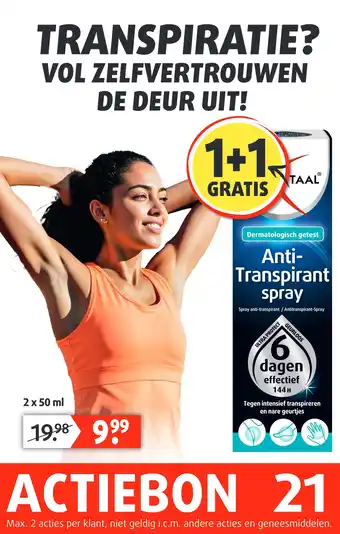 Lucovitaal LUCOVITAAL Anti-Transpirant spray aanbieding