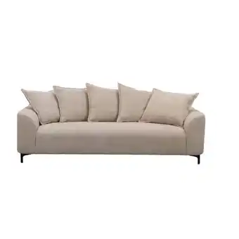 Leen Bakker Bank Elsa 3-zits - beige aanbieding