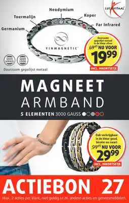 Lucovitaal MAGNEET ARMBAND aanbieding