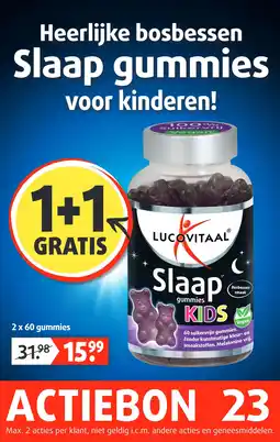Lucovitaal LUCOVITAAL Slaap gummies aanbieding