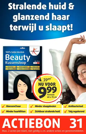 Lucovitaal LUCOVITAAL Beauty Kussensloop aanbieding