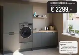 Keukendepot BIJKEUKEN TOLEDO Schiefer grijs aanbieding