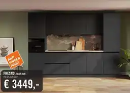 Keukendepot FRESNO Zwart mat aanbieding