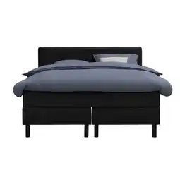 Leen Bakker Boxcombinatie Varberg 5-delig - zwart - 140x200 cm aanbieding