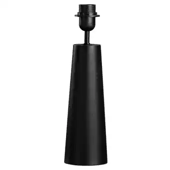 Leen Bakker Lampvoet Rowen - zwart - 35x Ø18,5 cm aanbieding