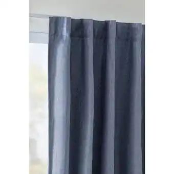 Leen Bakker Gordijn Miran - blauw - 140x280 cm (1 stuk) aanbieding