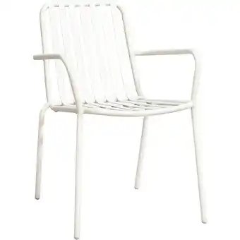 Leen Bakker Stapelstoel Vence - metaal/zand - 82x55x62 cm aanbieding