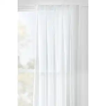 Leen Bakker Gordijn Britt - ecru - 280x140 cm (1 stuk) aanbieding