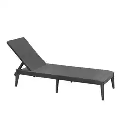 Leen Bakker Ligbed Sirolo - kunststof/antraciet - 29x168x60 cm aanbieding