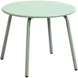 Leen Bakker Bijzettafel Montreal - groen/metaal - 40xØ50 cm aanbieding