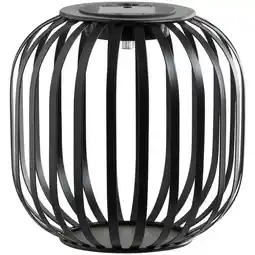 Leen Bakker Solar lantaarn Sem - antraciet - 17xØ17,5 cm aanbieding