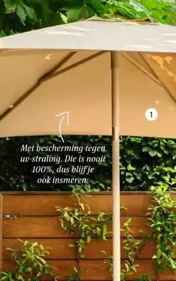 Intratuin 1. Parasol Tobago. aanbieding