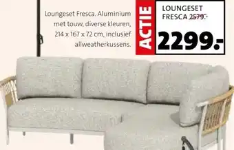 Intratuin LOUNGESET FRESCA aanbieding