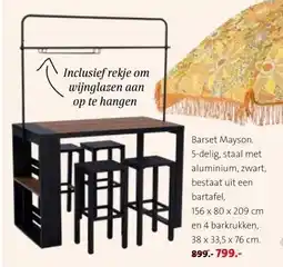 Intratuin Barset Mayson. aanbieding