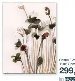 IN.HOUSE Pastel Flowers aanbieding