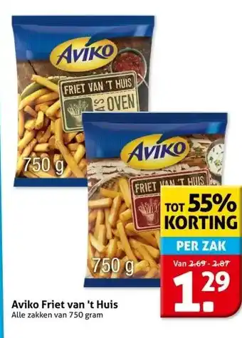 Hoogvliet Aviko Friet van 't Huis aanbieding