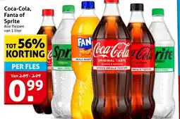 Hoogvliet Coca-Cola, Fanta of Sprite aanbieding