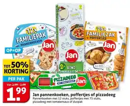 Hoogvliet Jan pannenkoeken, poffertjes of pizzadeeg aanbieding