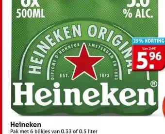 Hoogvliet Heineken aanbieding