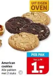 Hoogvliet American cookies aanbieding