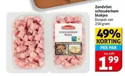 Hoogvliet Zandvliet schouderham blokjes aanbieding