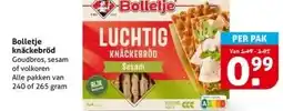 Hoogvliet Bolletje knäckebröd aanbieding