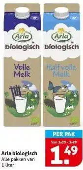 Hoogvliet Arla biologisch aanbieding