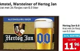 Hoogvliet Hertog Jan 0.0 aanbieding