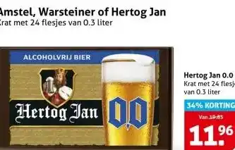 Hoogvliet Hertog Jan 0.0 aanbieding