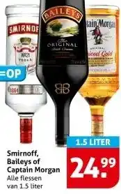 Hoogvliet Smirnoff, Baileys of Captain Morgan aanbieding