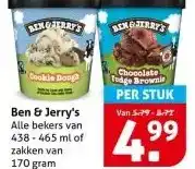 Hoogvliet Ben & Jerry's aanbieding