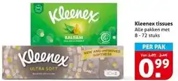 Hoogvliet Kleenex tissues aanbieding