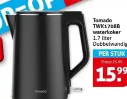 Hoogvliet Tomado TWK1708B waterkoker aanbieding